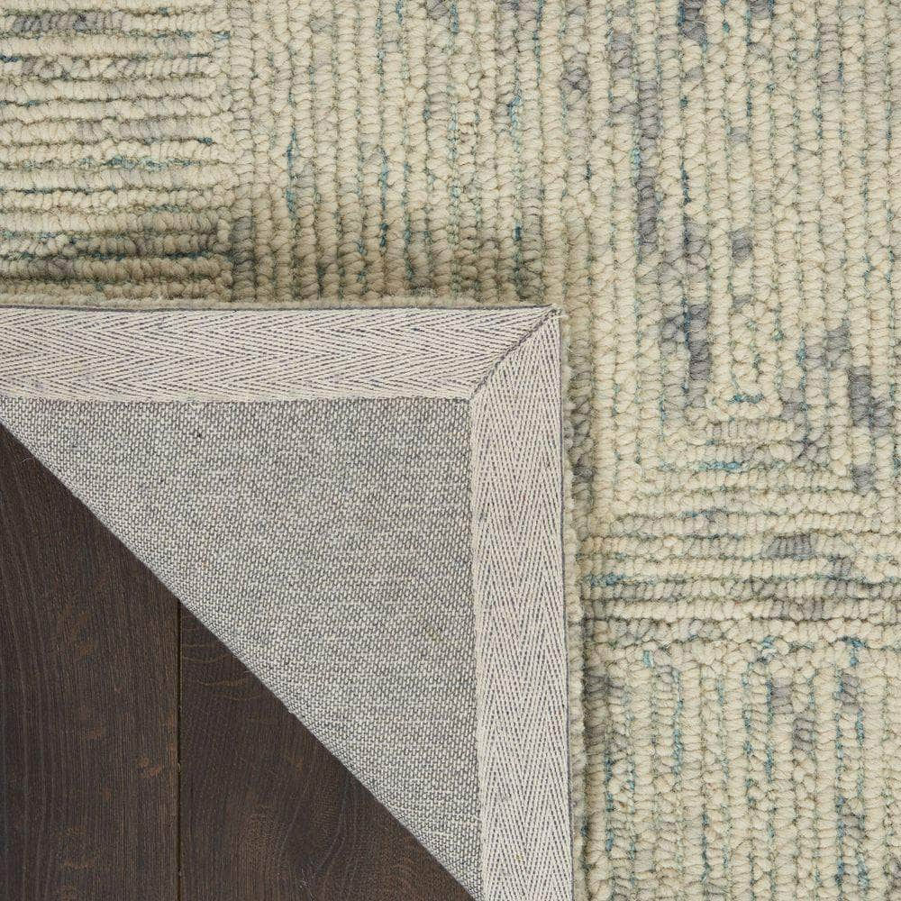 Vail VAI04 Ivory/Grey/Teal Rugs #color_ivory/grey/teal