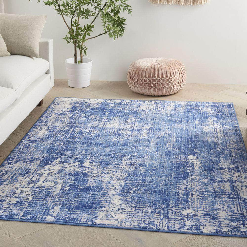 Whimsicle WHS08 Blue Ivory Rugs #color_blue ivory