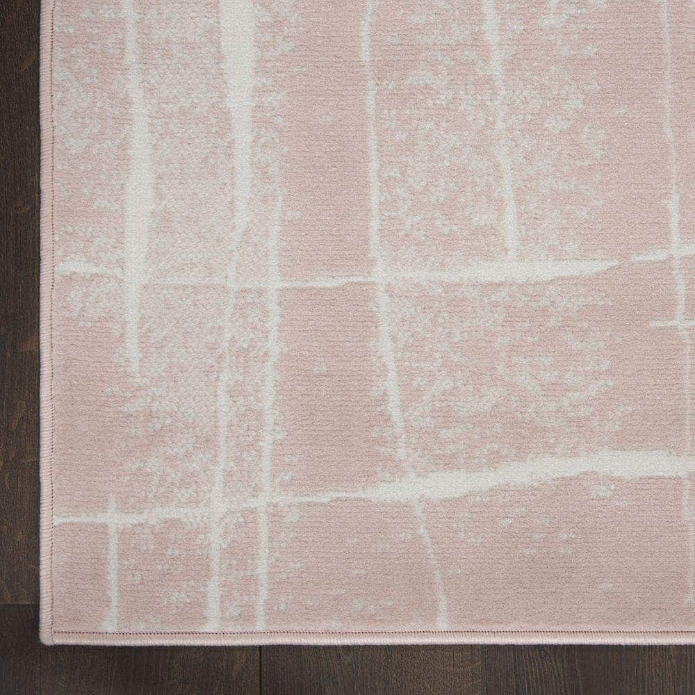 Whimsicle WHS09 Pink Ivory Rugs #color_pink ivory