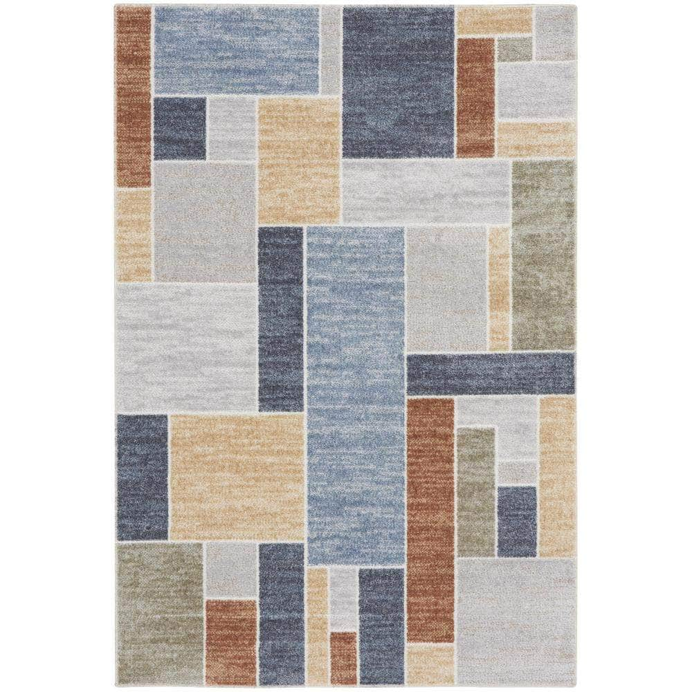 Astra Machine Washable ASW09 Multicolor Rugs #color_multicolor