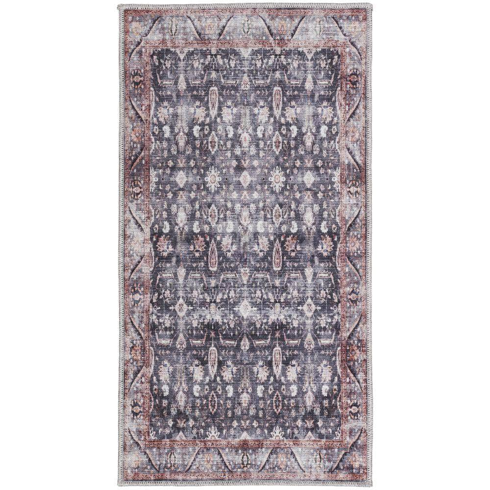 Brilliance Machine Washable WSB06 Navy Ivory Rugs #color_navy ivory