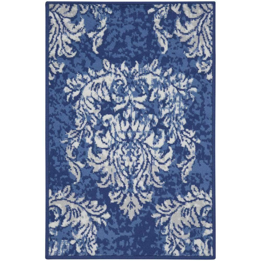 Whimsicle WHS11 Navy Ivory Rugs #color_navy ivory