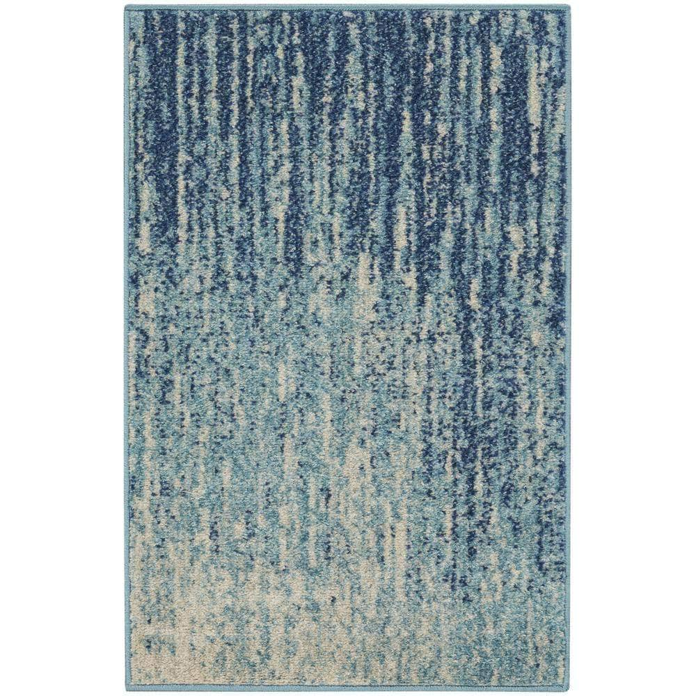 Passion PSN09 Navy/Light Blue Rugs #color_navy/light blue