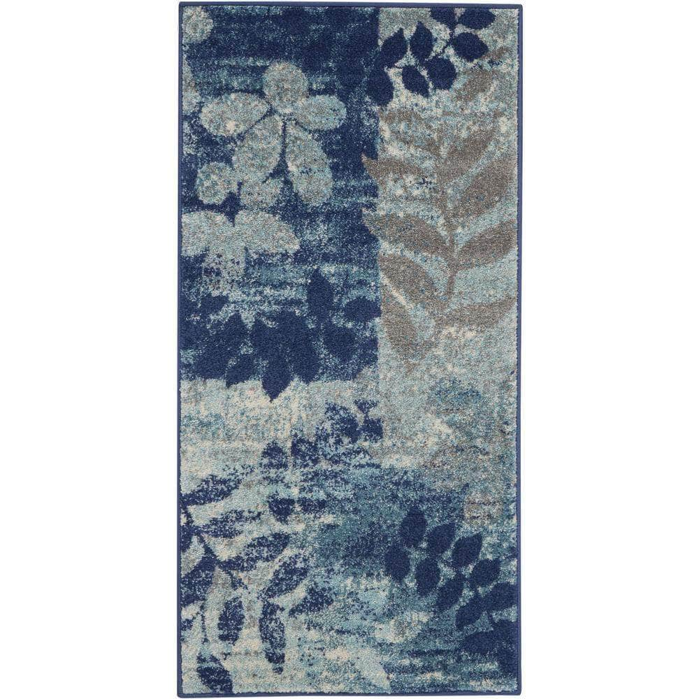 Tranquil TRA01 Navy/Light Blue Rugs #color_navy/light blue