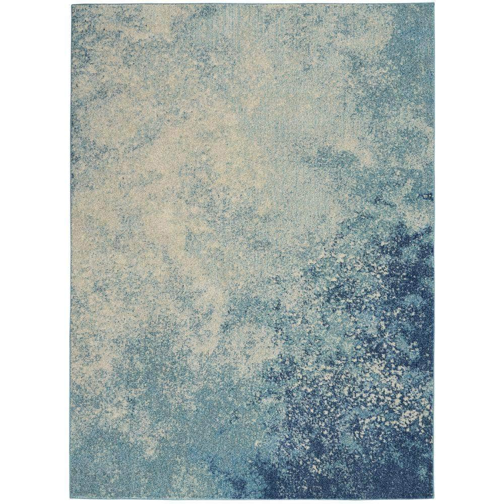 Passion PSN10 Navy/Light Blue Rugs #color_navy/light blue