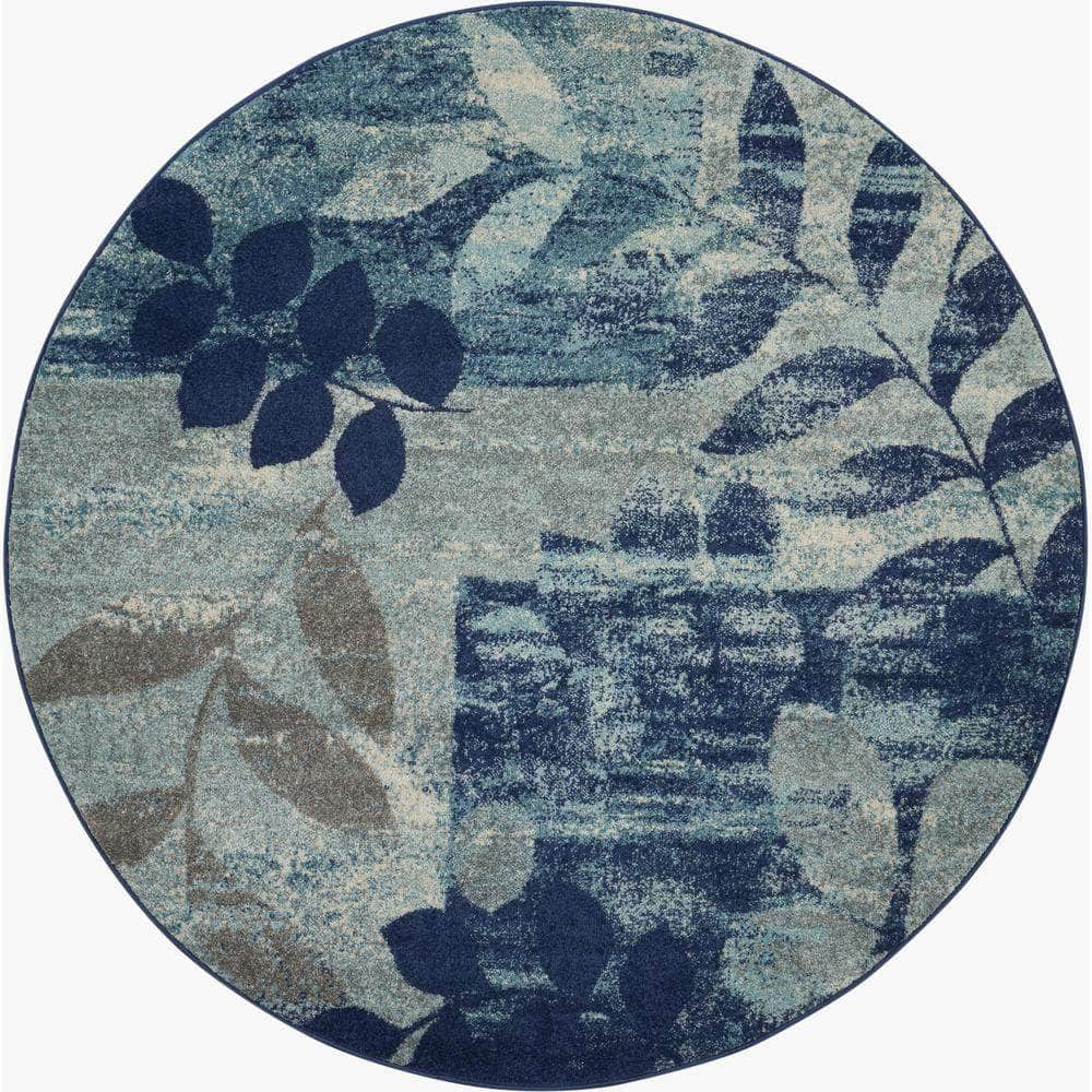 Tranquil TRA01 Navy/Light Blue Rugs #color_navy/light blue