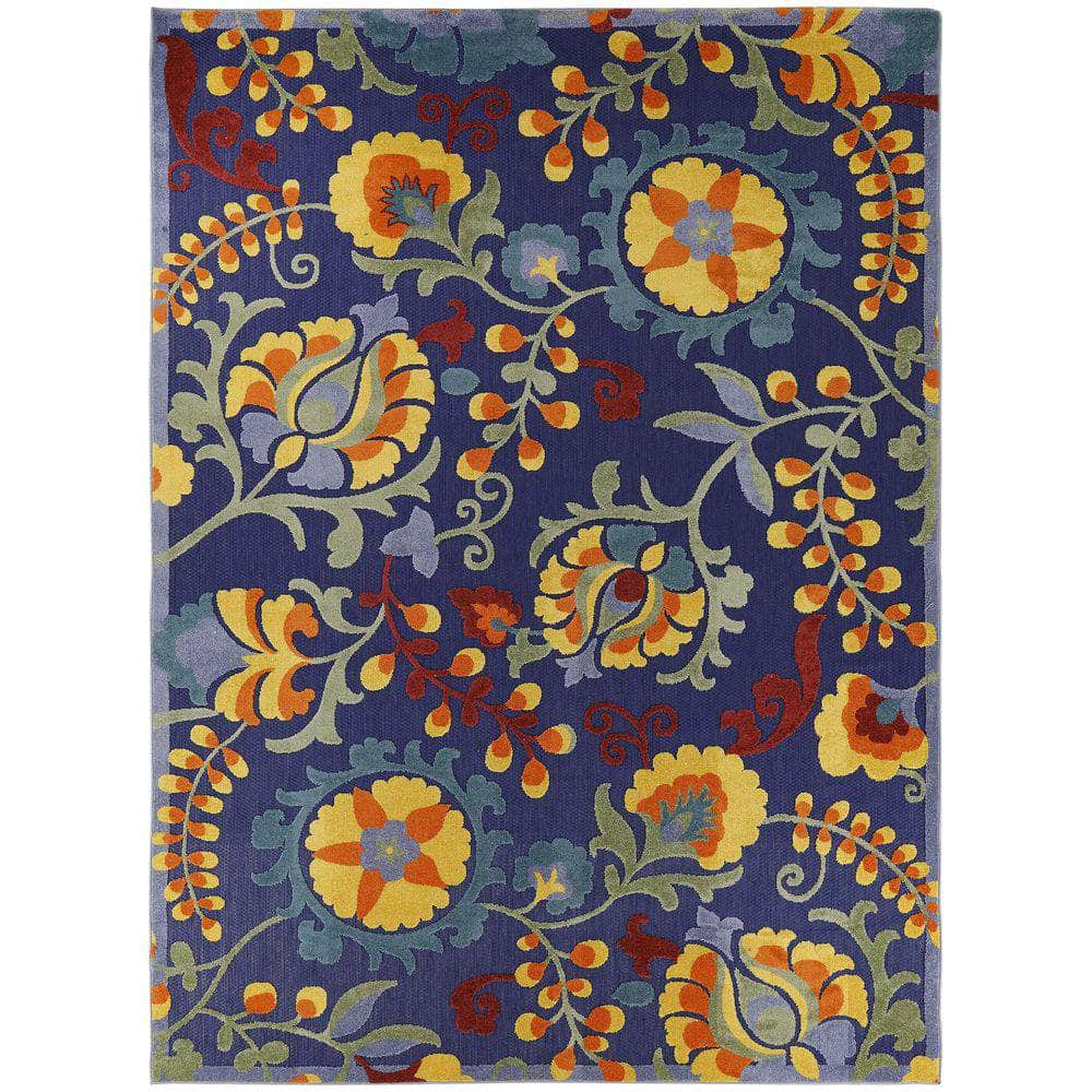 Aloha ALH17 Navy Multicolor Rug #color_navy multicolor