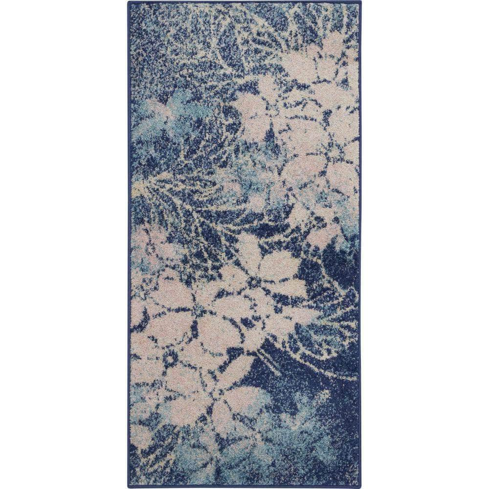 Tranquil TRA08 Navy/Pink Rugs #color_navy/pink