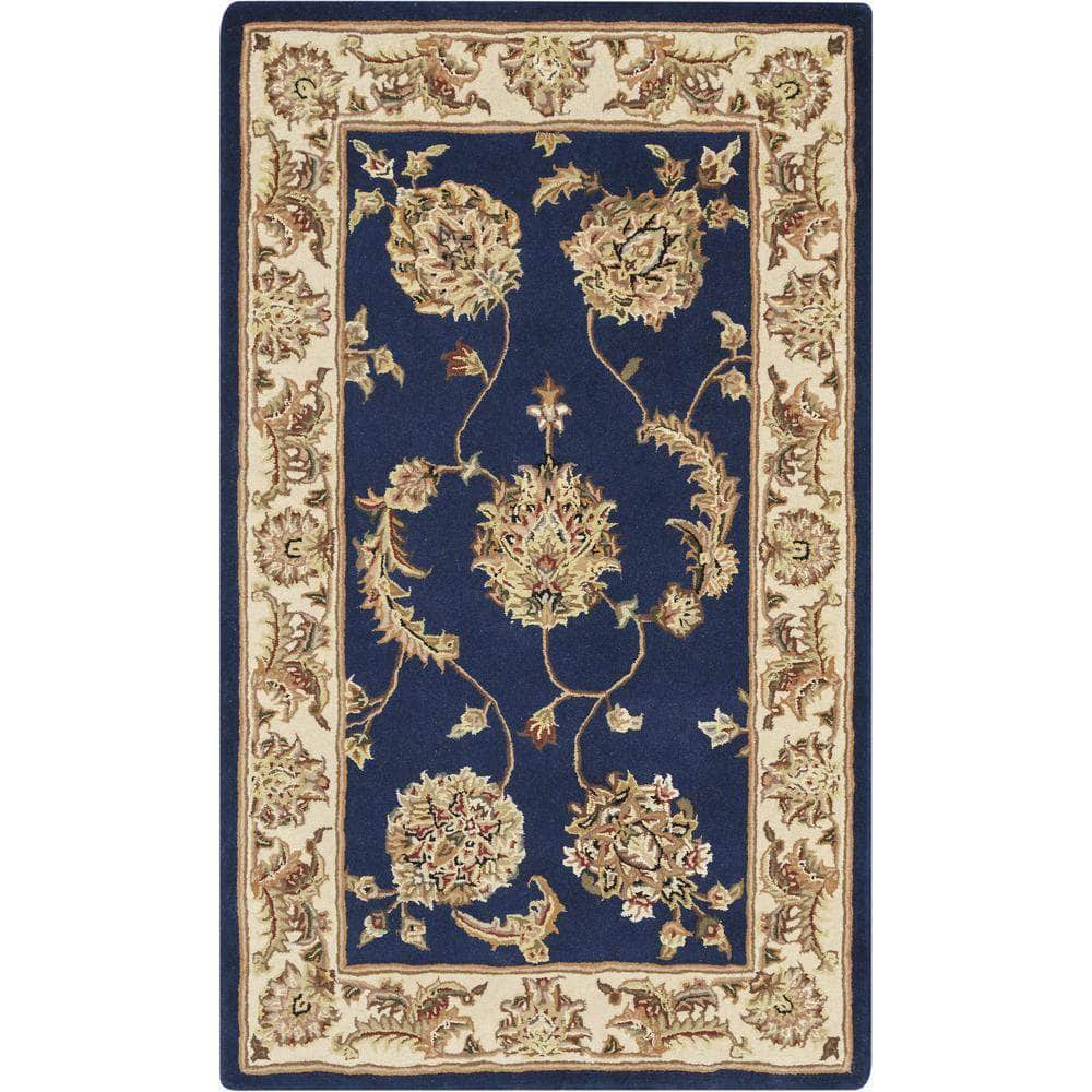 Nourison 2000 2022 Navy Rugs #color_navy