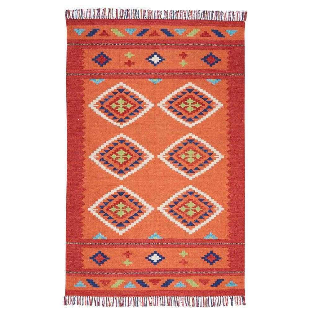 Baja BAJ02 Orange/Red Rugs #color_orange/red