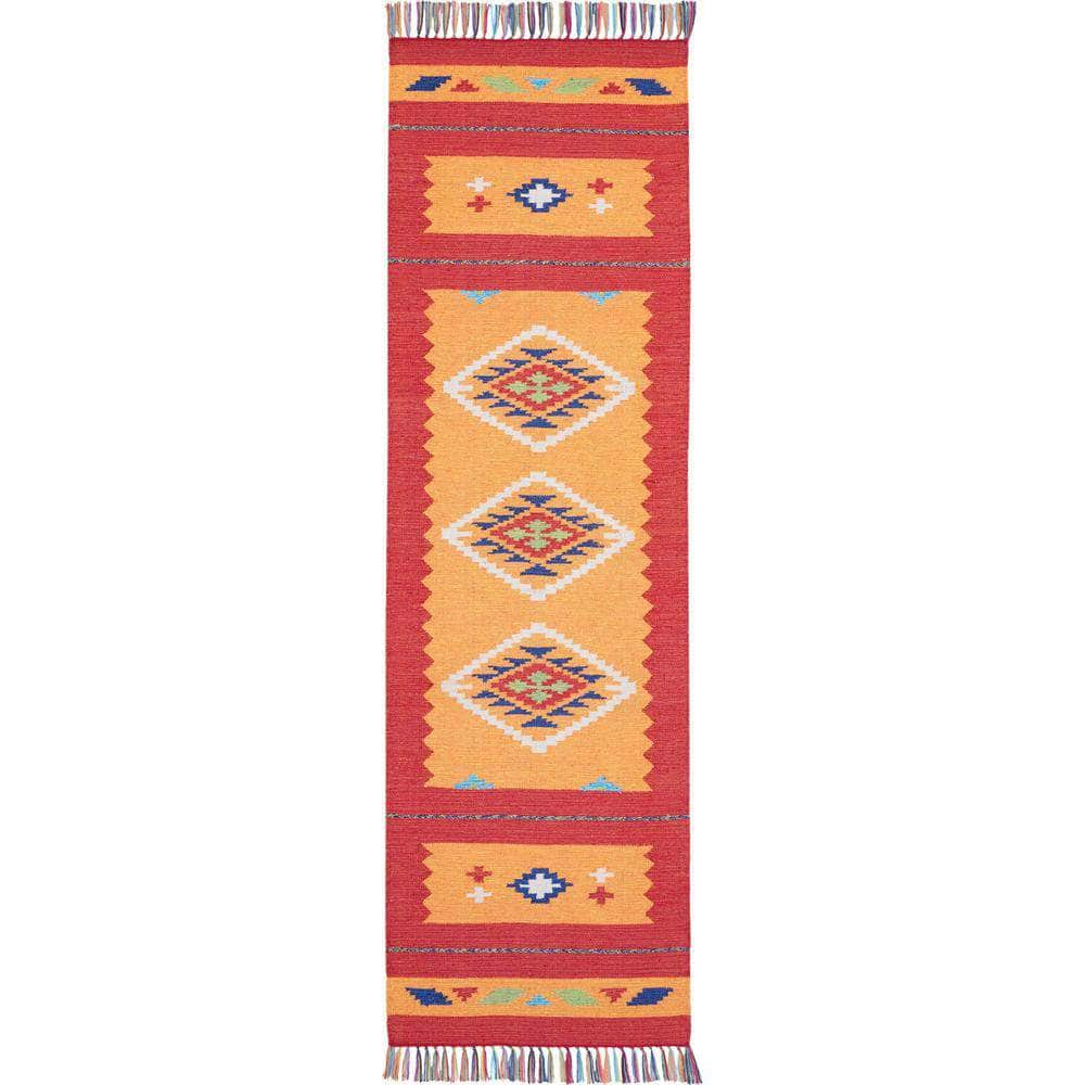 Baja BAJ02 Orange/Red Rugs #color_orange/red