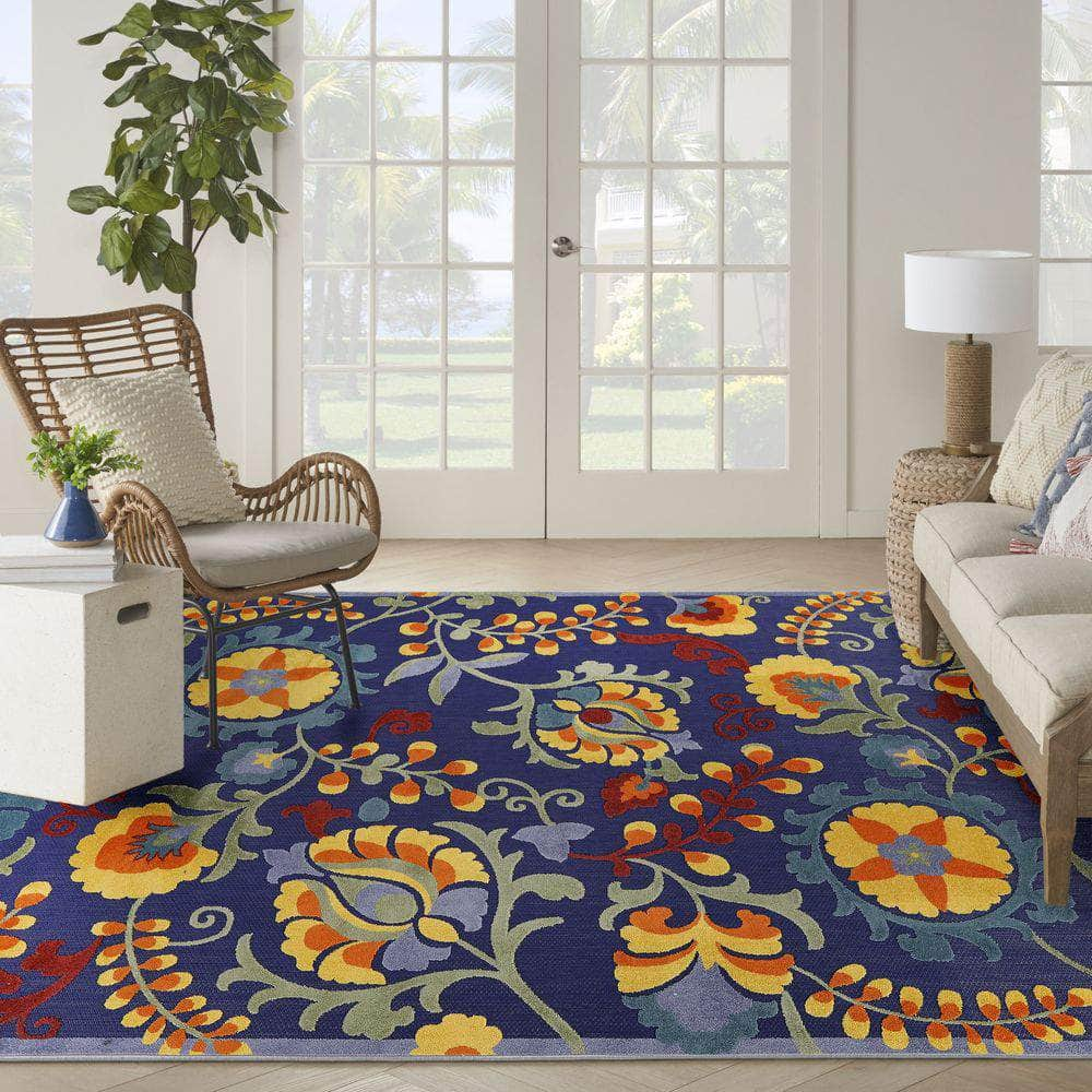 Aloha ALH17 Navy Multicolor Rug #color_navy multicolor