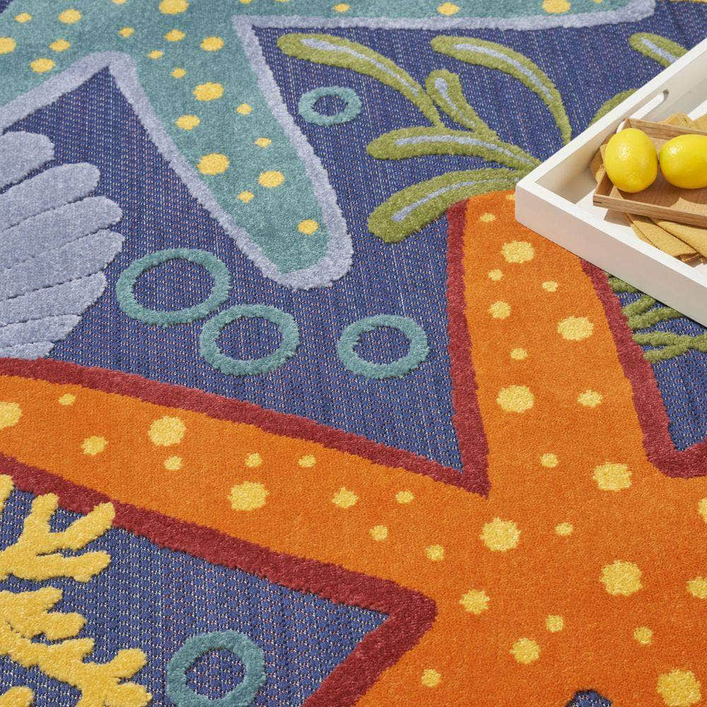 Aloha ALH24 Navy Multicolor Rug #color_navy multicolor