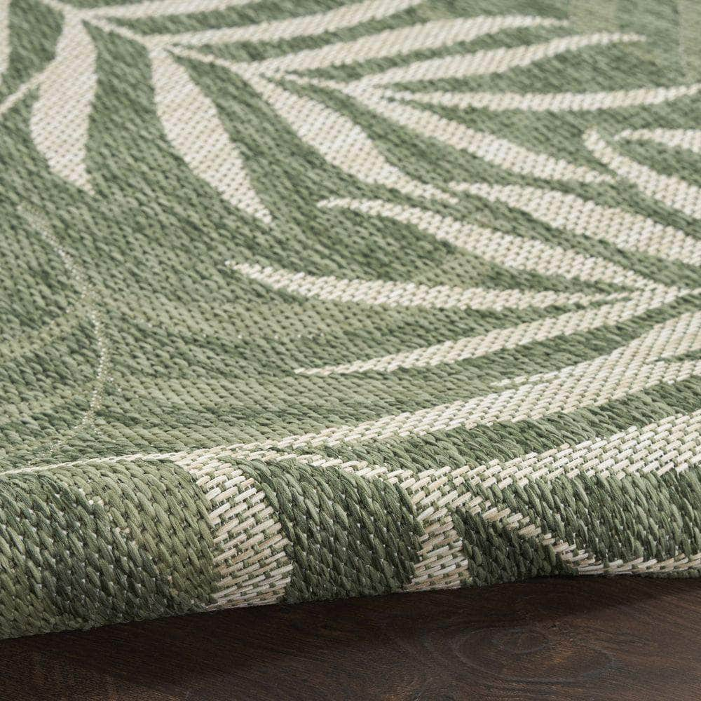 Garden Oasis GOA01 Green Ivory Rug #color_green ivory