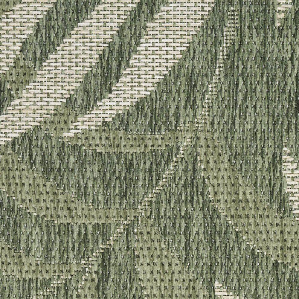 Garden Oasis GOA01 Green Ivory Rug #color_green ivory