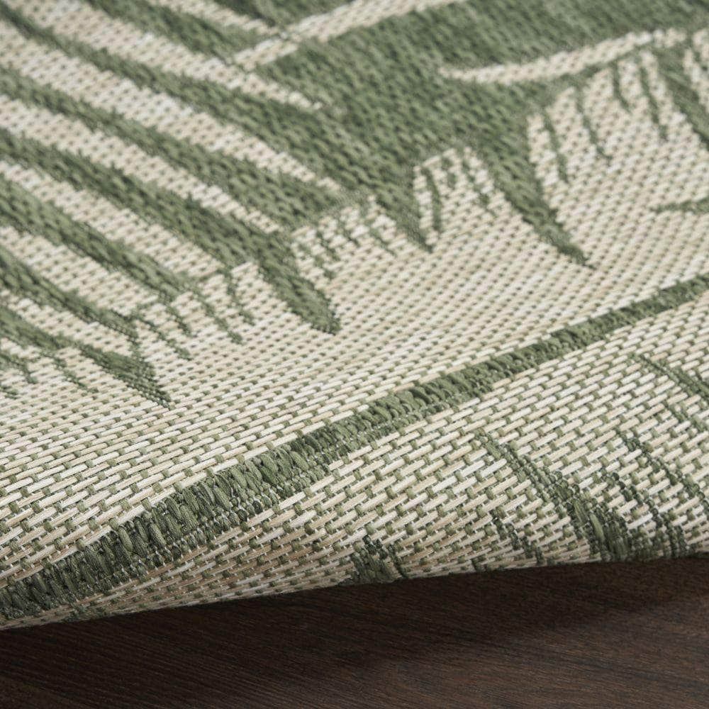 Garden Oasis GOA02 Green Ivory Rug #color_green ivory