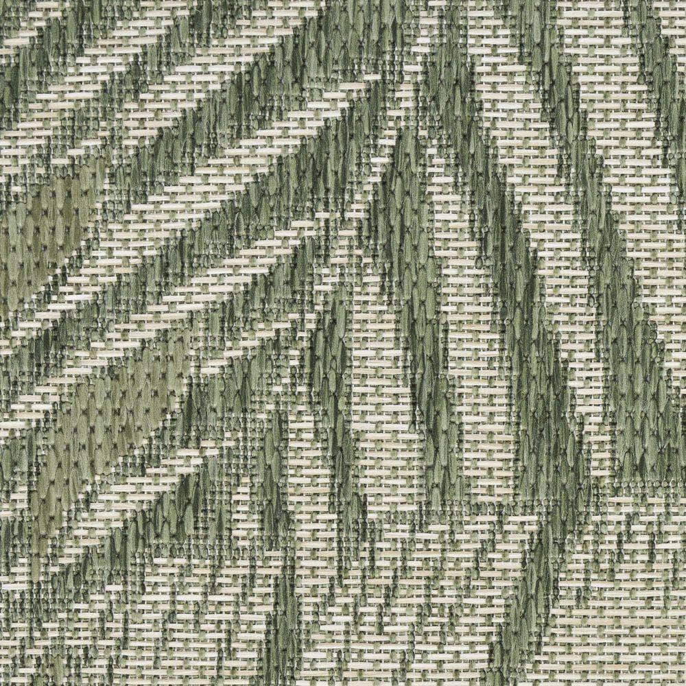 Garden Oasis GOA02 Green Ivory Rug #color_green ivory