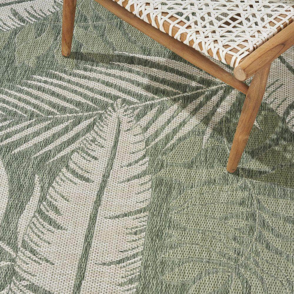 Garden Oasis GOA02 Green Ivory Rug #color_green ivory