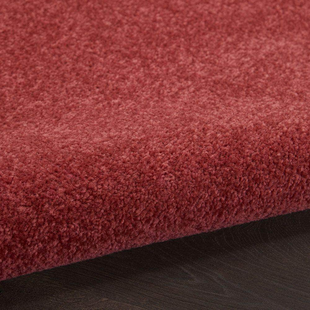 Nourison Essentials NRE01 Brick Red Rugs #color_brick red