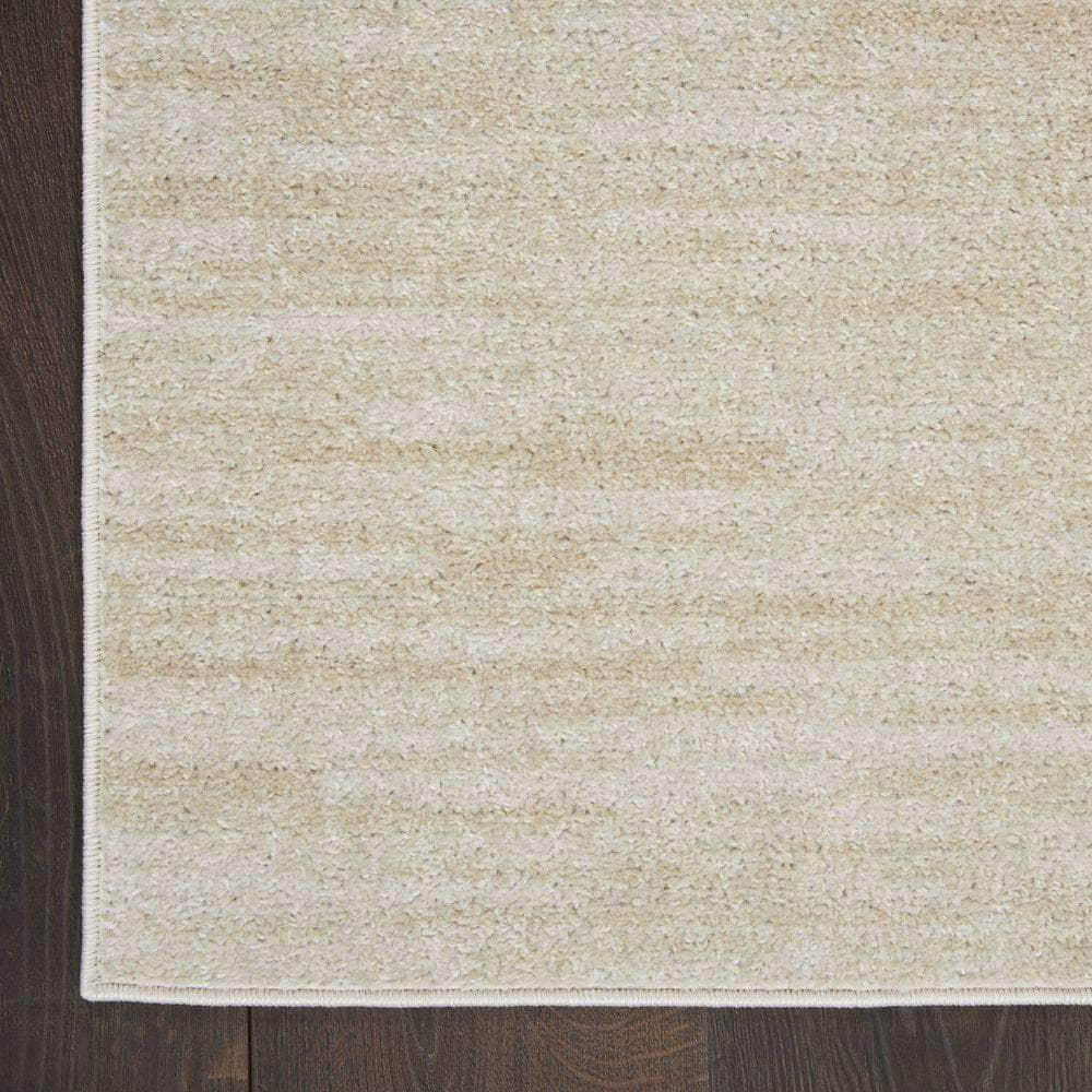 Nourison Essentials NRE01 Ivory Beige Rugs #color_ivory beige