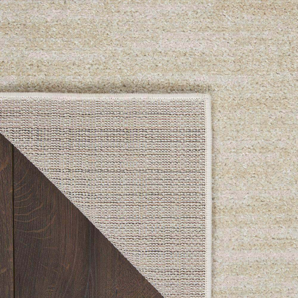 Nourison Essentials NRE01 Ivory Beige Rugs #color_ivory beige