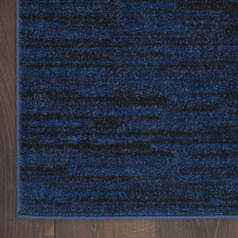 Nourison Essentials NRE01 Midnight Blue Rugs #color_midnight blue