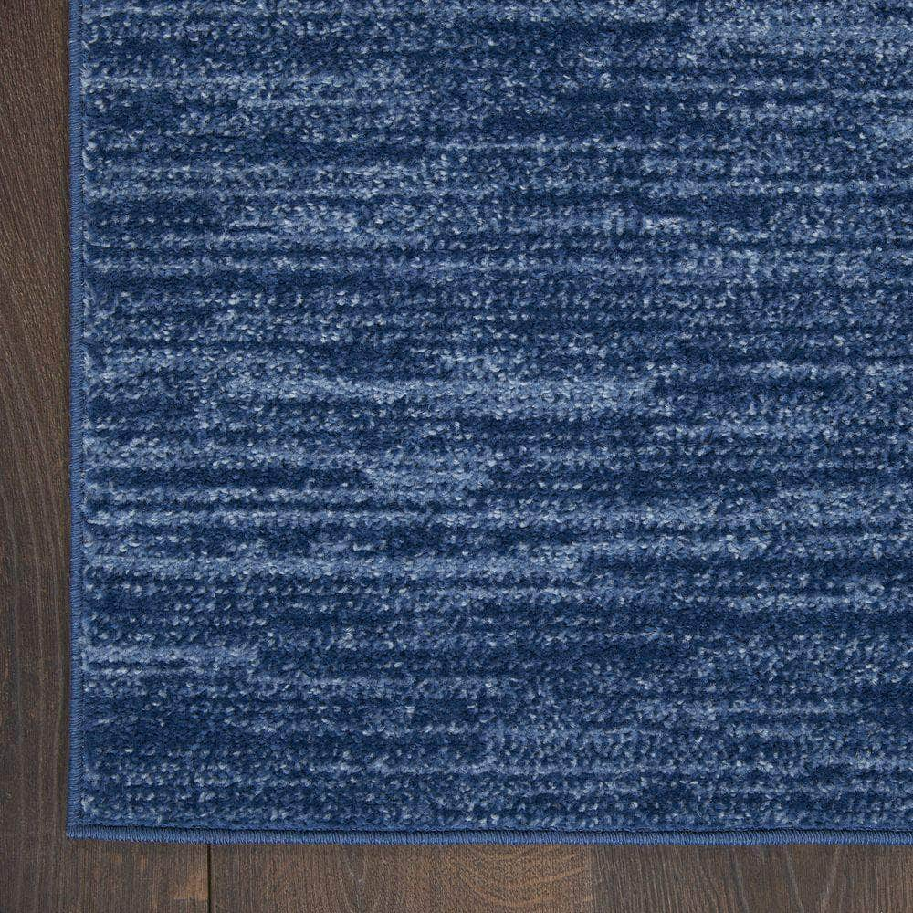 Nourison Essentials NRE01 Navy Blue Rugs #color_navy blue