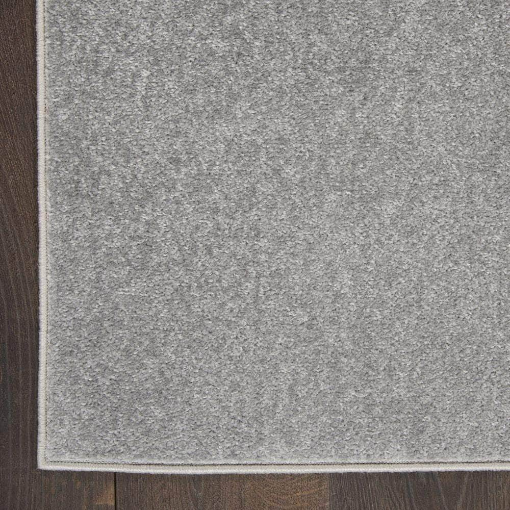 Nourison Essentials NRE01 Silver Grey Rugs #color_silver grey