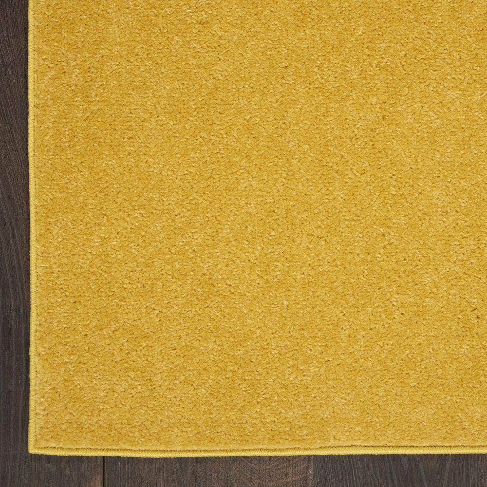 Nourison Essentials NRE01 Yellow Rugs #color_yellow