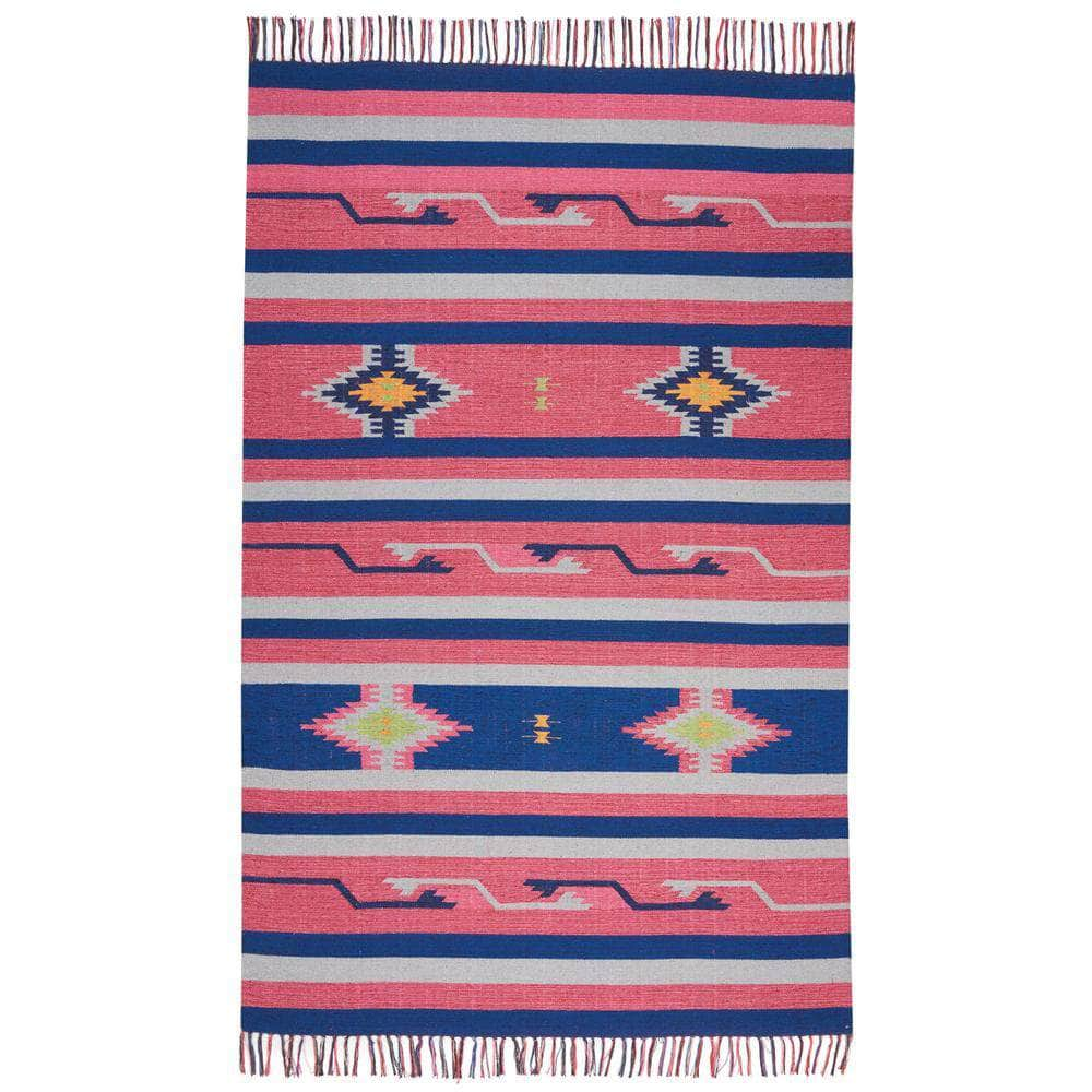 Baja BAJ01 Pink/Blue Rugs #color_pink/blue