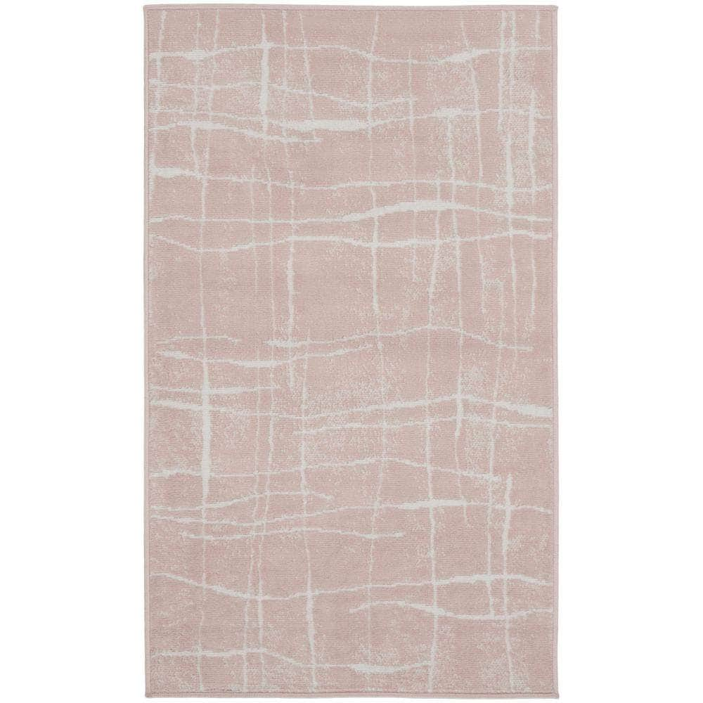 Whimsicle WHS09 Pink Ivory Rugs #color_pink ivory