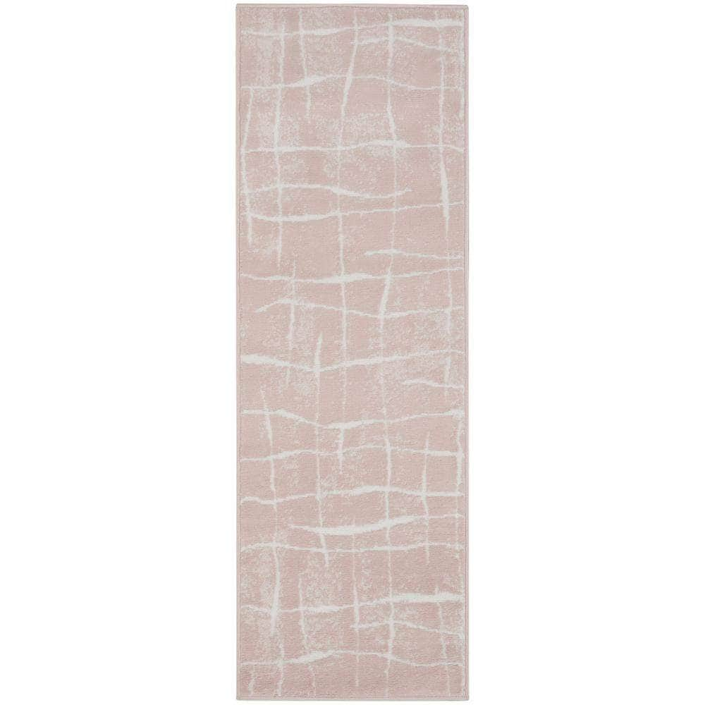 Whimsicle WHS09 Pink Ivory Rugs #color_pink ivory