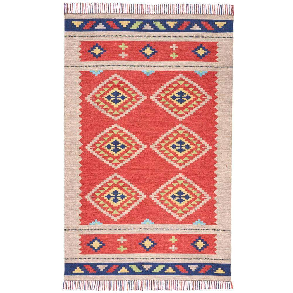 Baja BAJ02 Red/Beige Rugs #color_red/beige