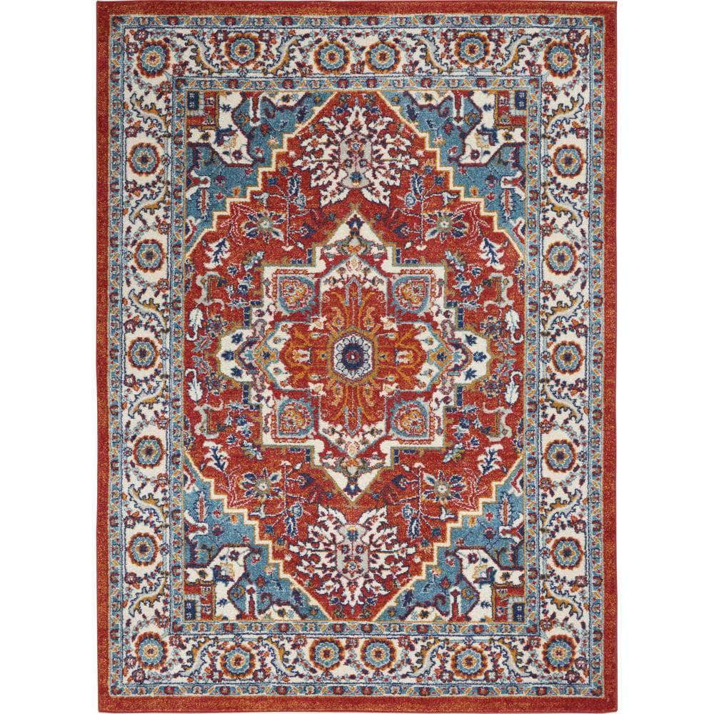 Passion PSN33 Red Multi Colored Rugs #color_red multi colored