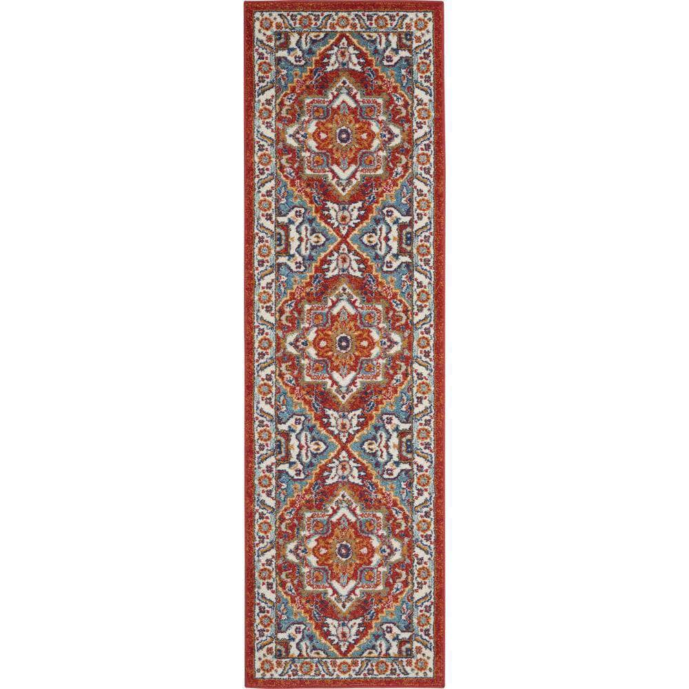 Passion PSN33 Red Multi Colored Rugs #color_red multi colored