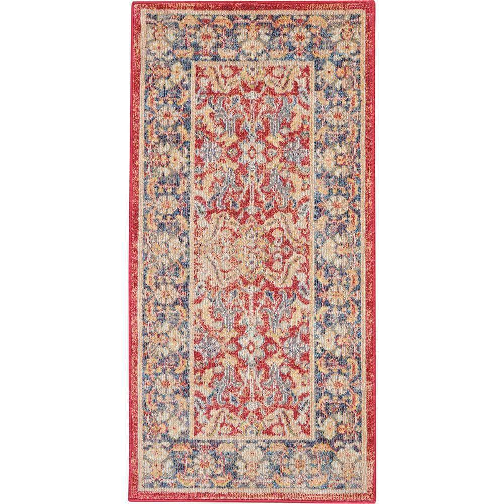 Global Vintage GLB02 Red Rugs #color_red