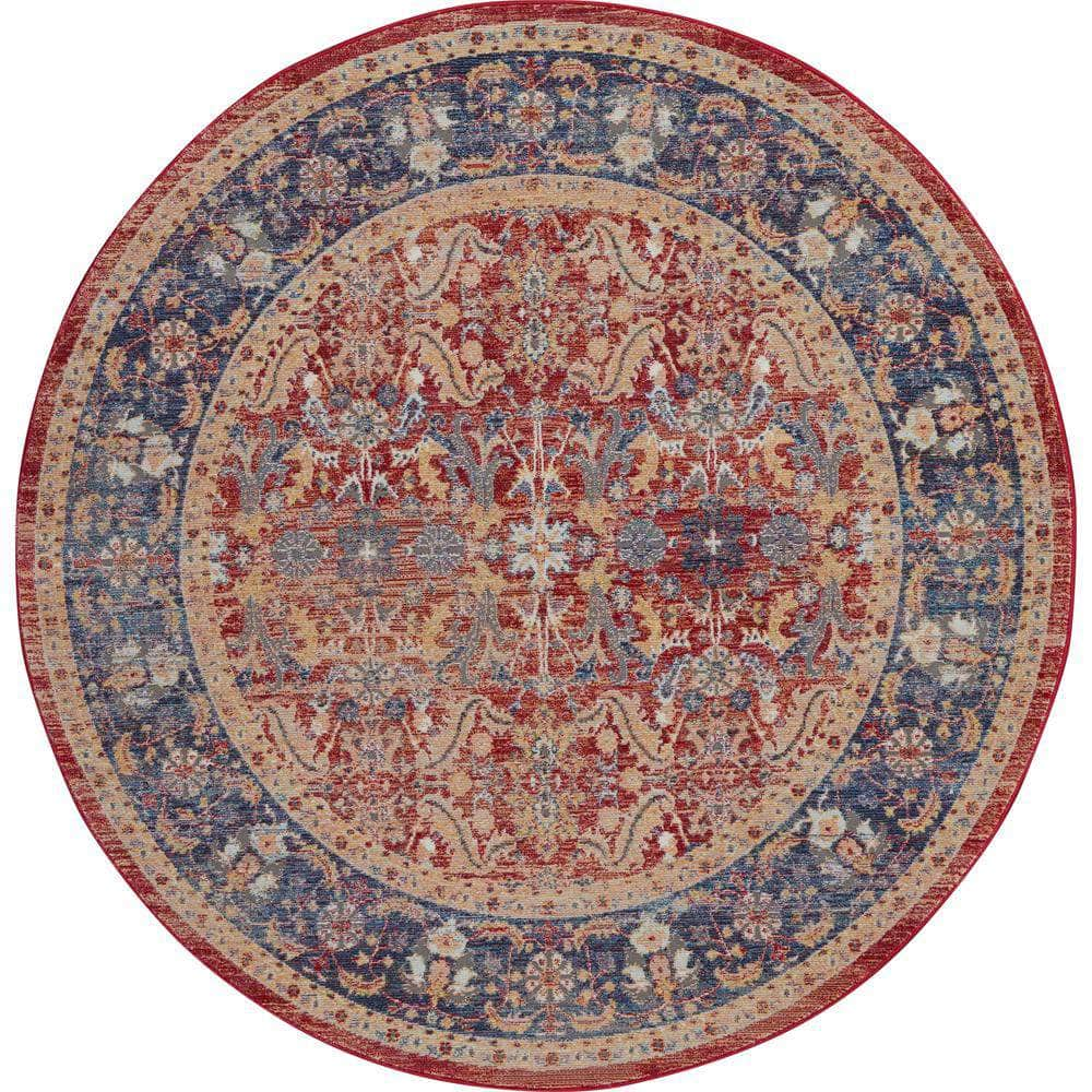 Global Vintage GLB02 Red Rugs #color_red