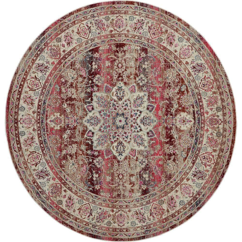 Vintage Kashan VKA01 Red Rugs #color_red