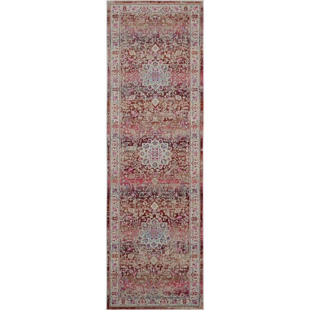 Vintage Kashan VKA01 Red Rugs #color_red