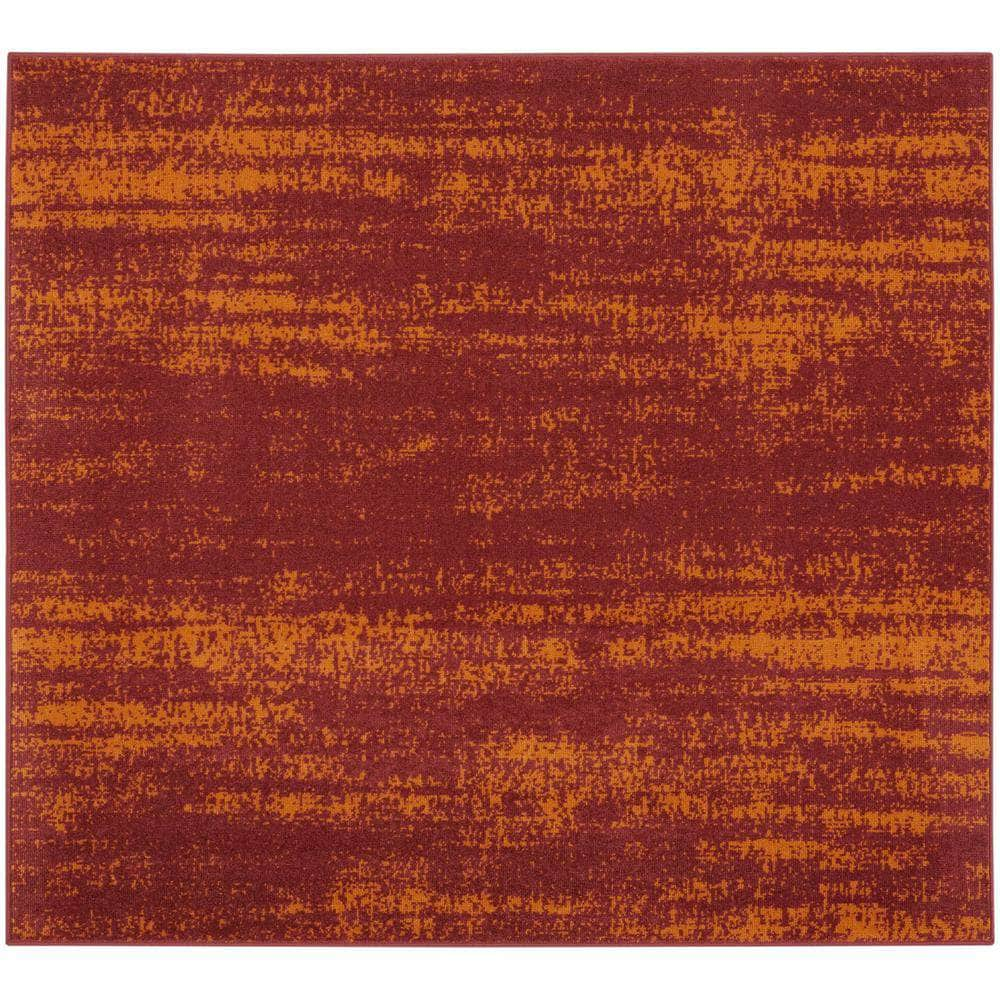 Nourison Essentials NRE03 Red Rugs #color_red