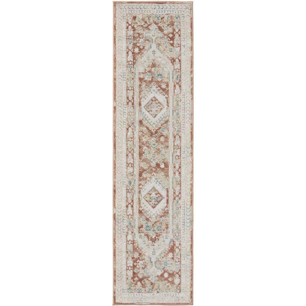 Thalia THL04 Rust Multicolor Rug #color_rust multicolor