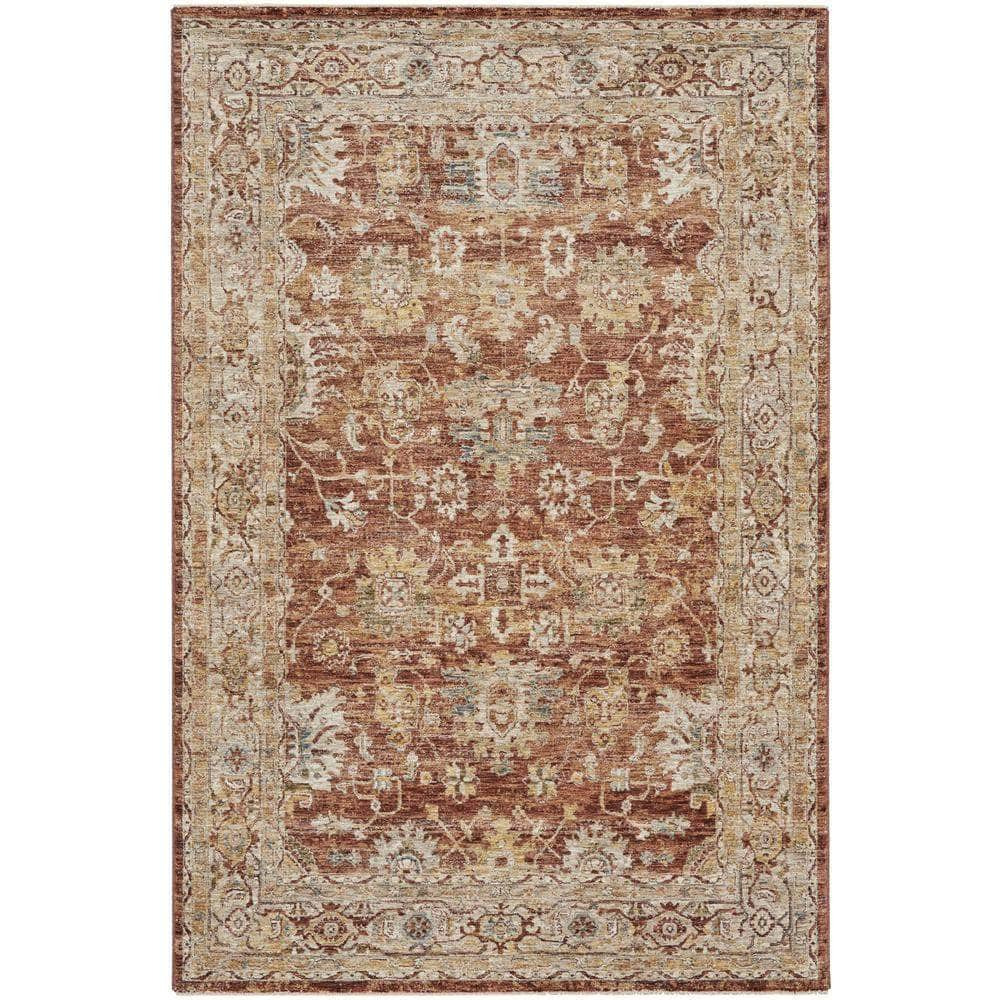 Petra PTR02 Rust Rugs #color_rust