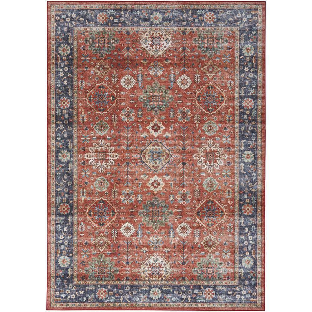 Fulton FUL12 Rust Rugs #color_rust