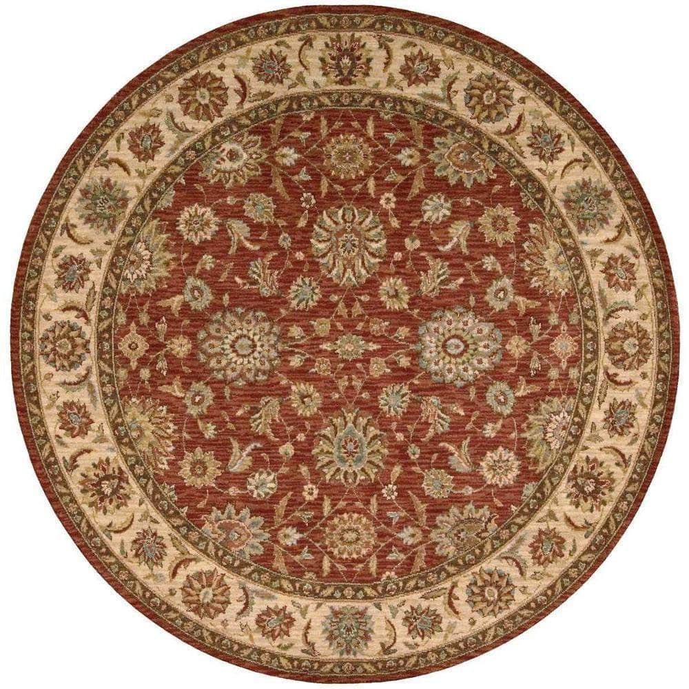 Living Treasures LI05 Rust Rugs #color_rust