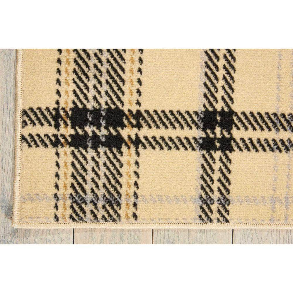 Grafix GRF03 Cream Black Rugs #color_cream black