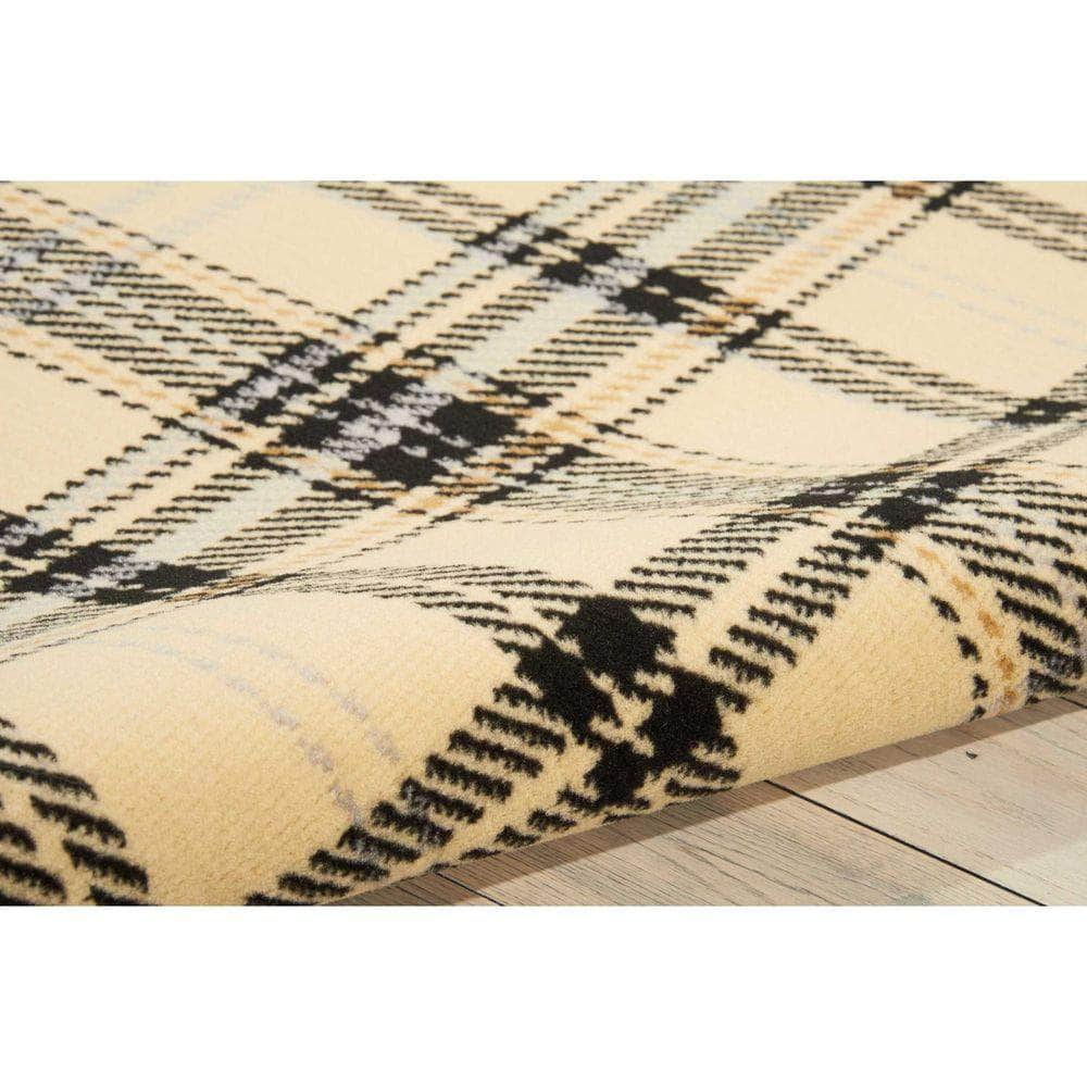 Grafix GRF03 Cream Black Rugs #color_cream black