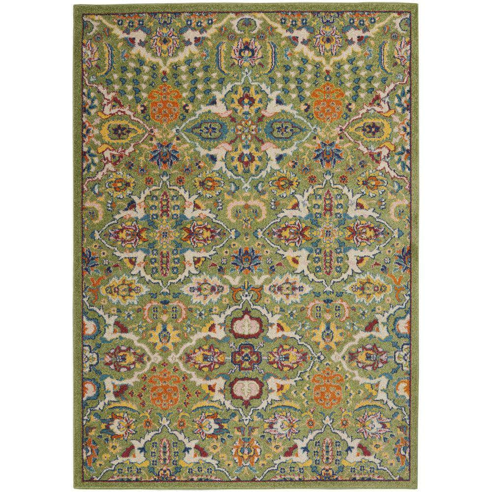 Allur ALR03 Sage Ivory Rug #color_sage ivory