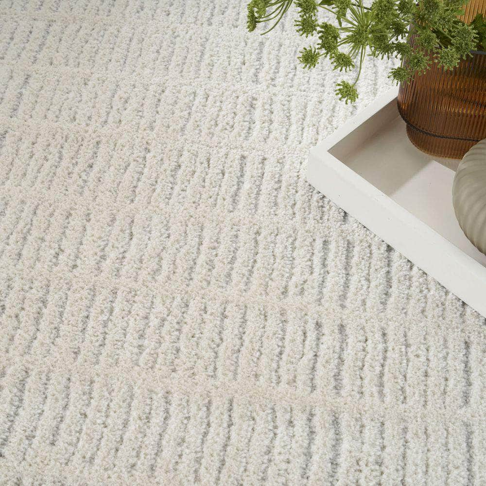 Modern Comfort MNC03 Ivory Grey Rug #color_ivory grey