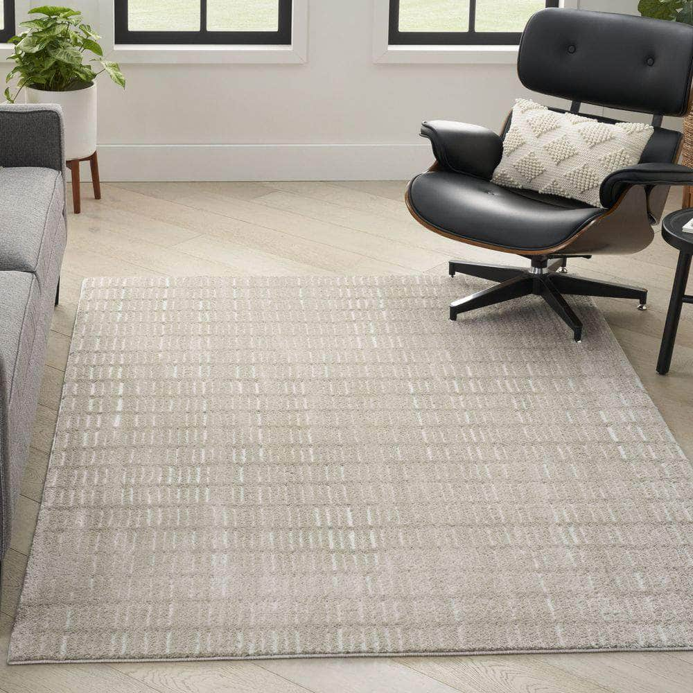 Modern Comfort MNC03 Grey Ivory Rug #color_grey ivory