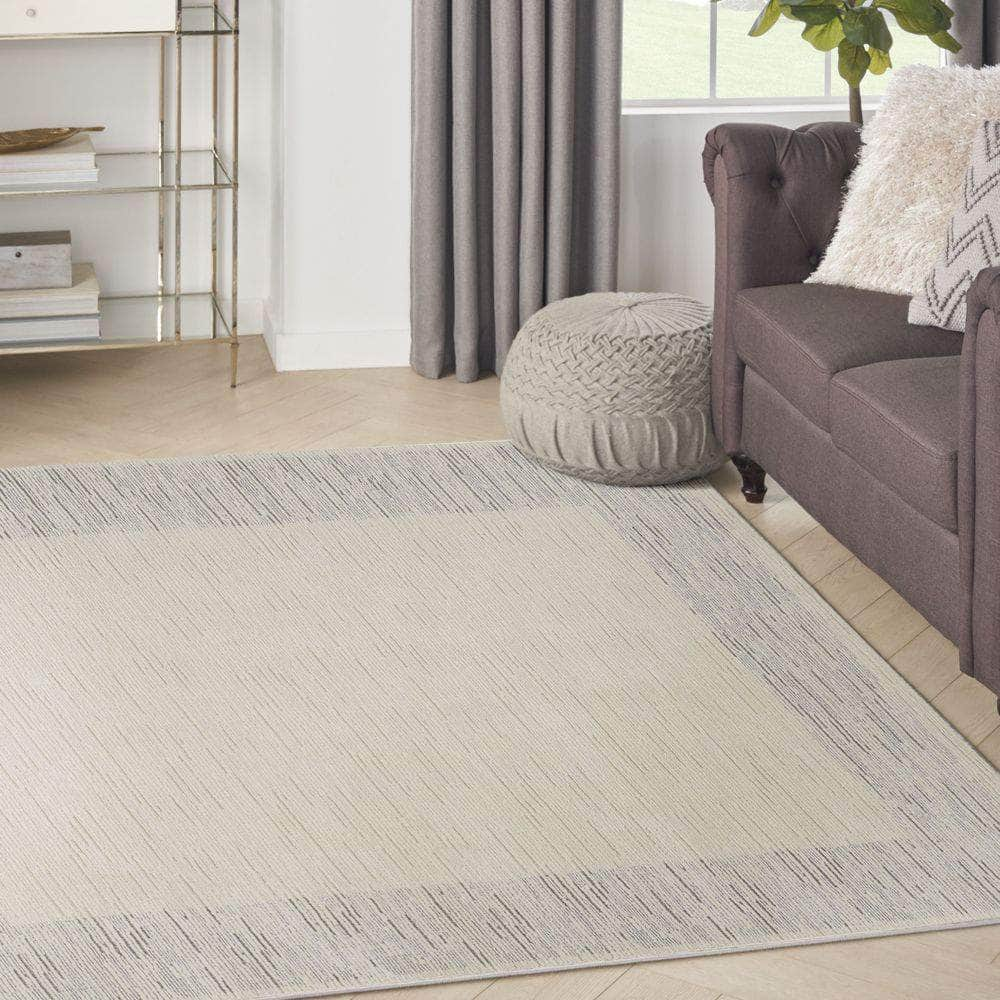 Santa Cruz SCZ05 Ivory Grey Rug #color_ivory grey